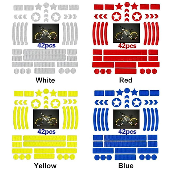 Slitesterke Synlige Refleksbånd (42-PAK) Vit
