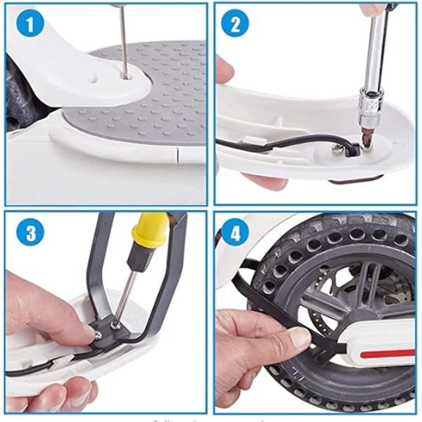 Bakskjerm Beskyttelse for Xiaomi 1S/M365 El-Scooter - Svart