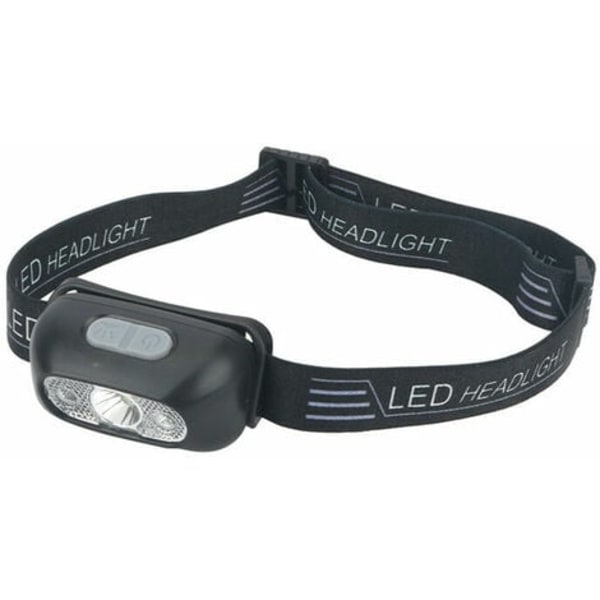 Oppladningsbar LED-strålkastare, vanntät kraftfull huvudlampa med belysning, justerbara barnstrålkastare for fiske, camping, vandring, sykling