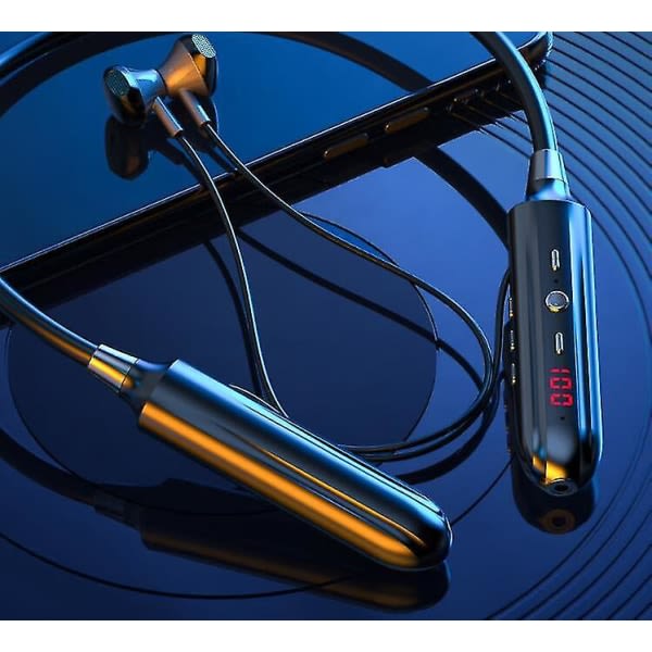 Trådløse hodetelefoner, Bluetooth-hodetelefoner i øret, nakkemonterte trådløse Bluetooth-hodetelefoner, multifunksjonelle Bluetooth-hodetelefoner