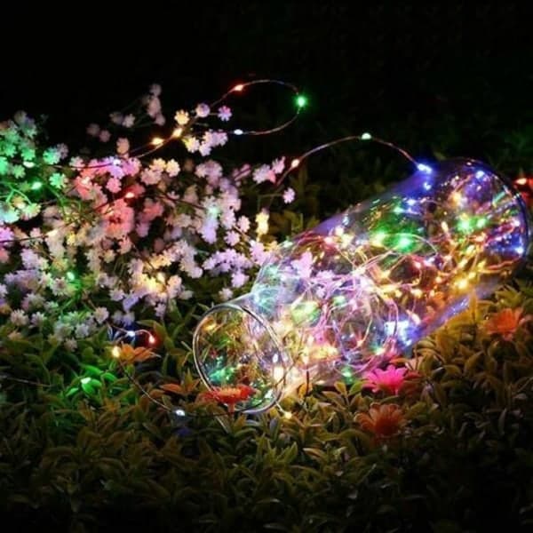 Farsdags solcellelamper utendørs lysslynge hagelamper varmhvit 20M-200LED_qu-FF-