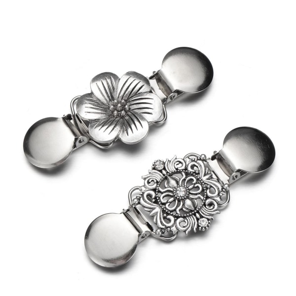 Blomsterkoftspänne Sjalbrosch Anka Spänne 2-XF3-