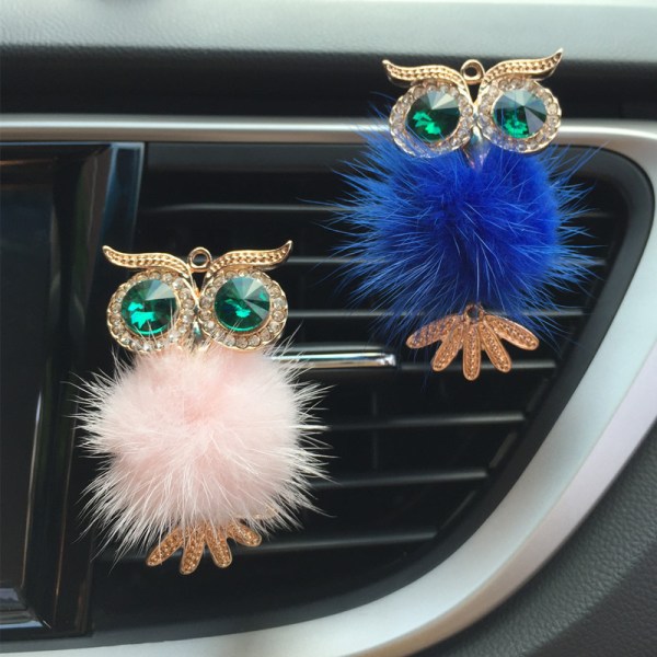 Car Diffuser Clip, 2 st Cute Owl Car Air Freshener