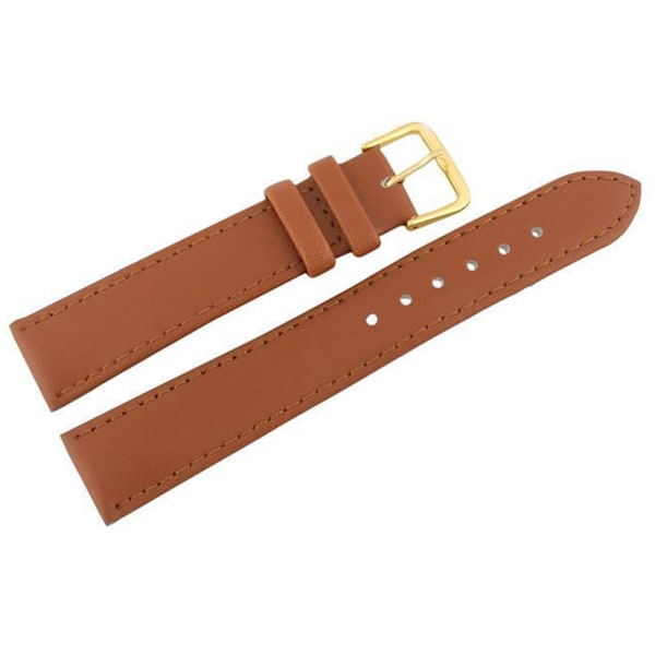 Snyggt Klockarmband i PU-Läder Brun Brun 12MM