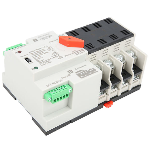 W2R-100 Dual Power Automatic Transfer Switch 4P 100A Power Switch-FF-