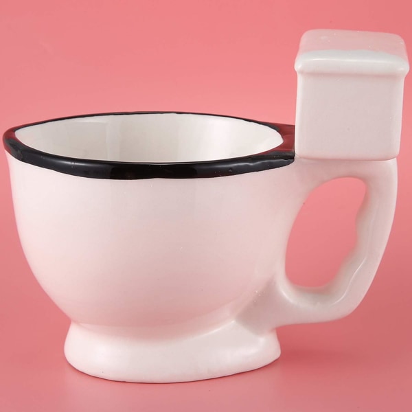 Novelty toilet keramisk krus med hank 260ml kaffe te mælkeis