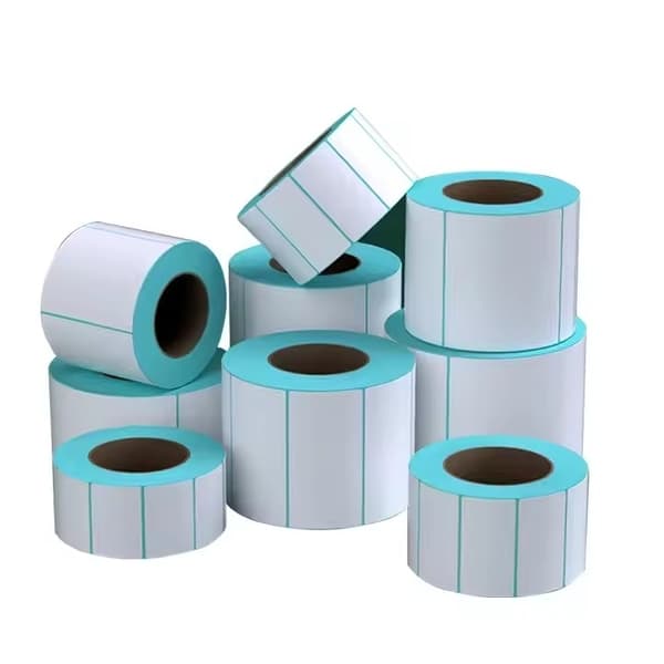 Selvklæbende hvide etiketter, matte, printbare med permanent klæbemiddel Hvid White 70*40 - 800pcs