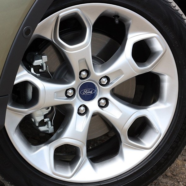 4-Pack - Ford Navkapslar / Hjulnavsemblem - Bi 65 54mm - Blå