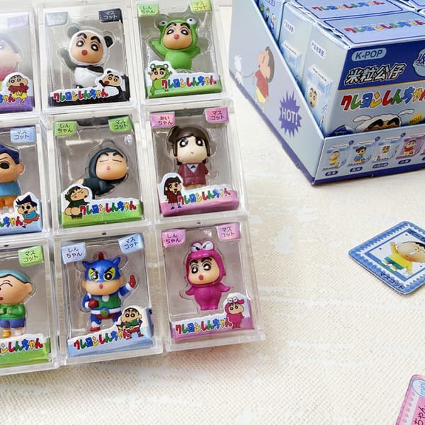 Tegneseriefigur Minifigur Blind Box Sæt, Samleobjekt Skrivebordslegetøj til Fans og Gaver Detective Conan