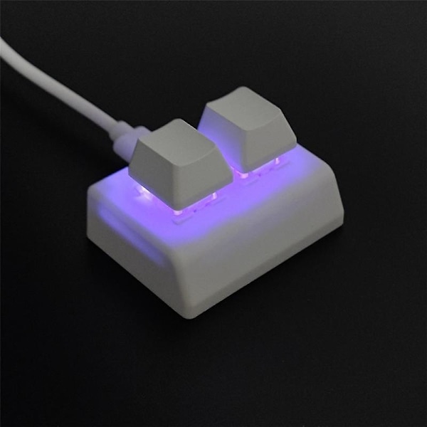 2-tangenters makroprogrammerings tastatur Rgb Mini tastatur spil tegning rød switch tilpasset tastatur Osu G