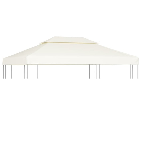vidaXL Paviljongtak 3x4 m 270 g/m² vanntett kremhvit white 4900