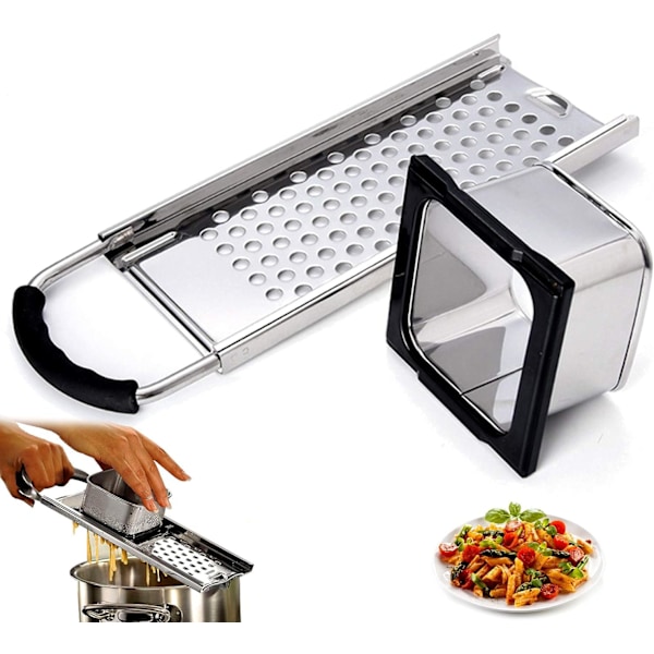 Spaetzlepress, Rivjärn, Högkvalitativ Skivare, Skivare i Rostfritt Stål, för Pasta (för Grytor med en Diameter på upp till 30 cm)