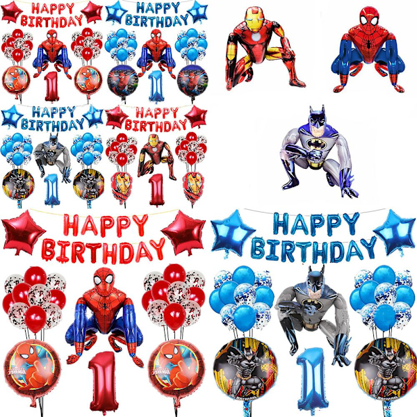 Spiderman Folieballonger Festdekorasjon 7 7