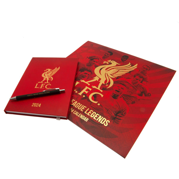Liverpool FC 2024 musikalsk gaveeske 31cm x 4cm x 31cm Rød/gull Rød/Gull 31cm x 4cm x 31cm