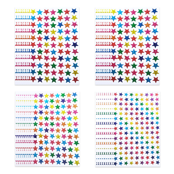 IG Reward Star Stickers Folie Star Stickers Etiketter för hem, skola