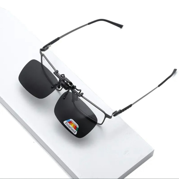 Clip On - Flip Up - Solbriller - (2-pak)