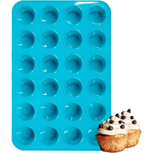 Muffinsform 24st Minimuffins Muffinsplåt Silikonform Bakform