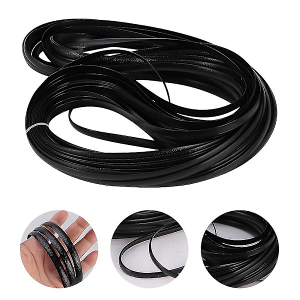 32m Uteplatsmöbler Reparations Höghållfast Plast Rotting Wicker Kit Fla-XF6- Black