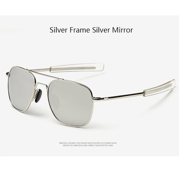 Moderne Sorte American Army MILITÆR Polariserende Pilot Solbriller Mænd Mærke Amerikanske Optical Polariserende Solbriller Oculos De Sol Silver