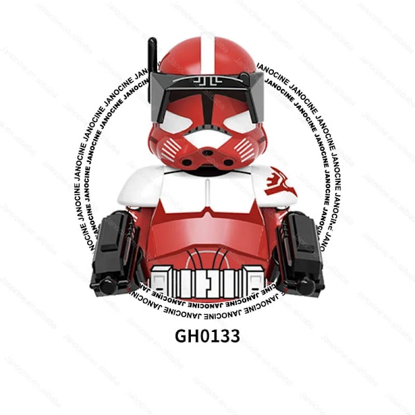 SW Rymdkriget Darth Mini Actionfigurer Klonsoldat Droider Jedi Anakin Skywalker Byggklossar i Plast Set Barnpresent GH0133