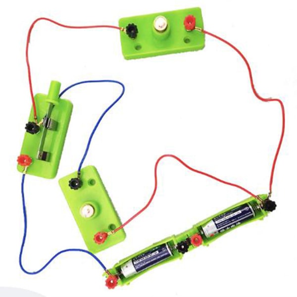 Kids Basic Circuit Electricity Learning Kit Fysikk Pedagogisk