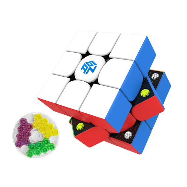 GAN 356M kube Gan356 M klistremerkeløs 3x3 hastighetskube magnetisk profesjonell GAN356M 3x3 pedagogisk leketøy Standard Edition