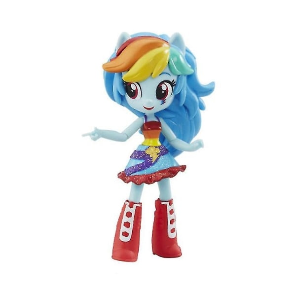 Legetøjsmodel 9 stk My Little Pony Equestria Girls Figurer 12 cm Monster High Dukker