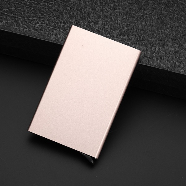 Korttitelineen alumiininen jakaja RFID-suojauksella kultaa