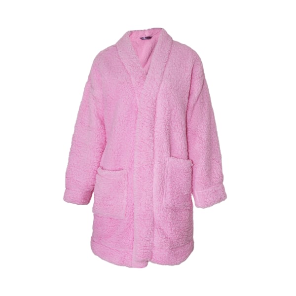 Foxbury dame/dame sherpa fleece cardi kjole 16-18 UK rosa Pink 16-18 UK