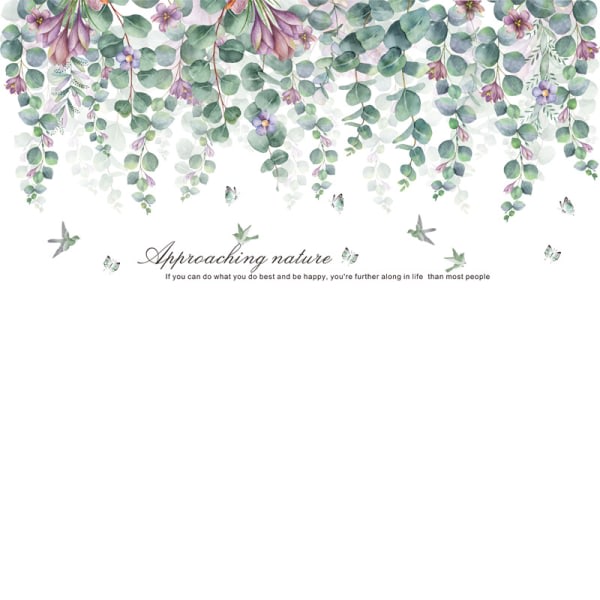 The Journey of Flower vægdekaler (størrelse: 112 cm x 54 cm)