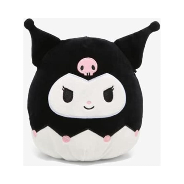 Den perfekte julegave  Officiel Kellytoy Squad Squishy Plushie (Kuromi, 8 tommer) Kuromi 8 tommer