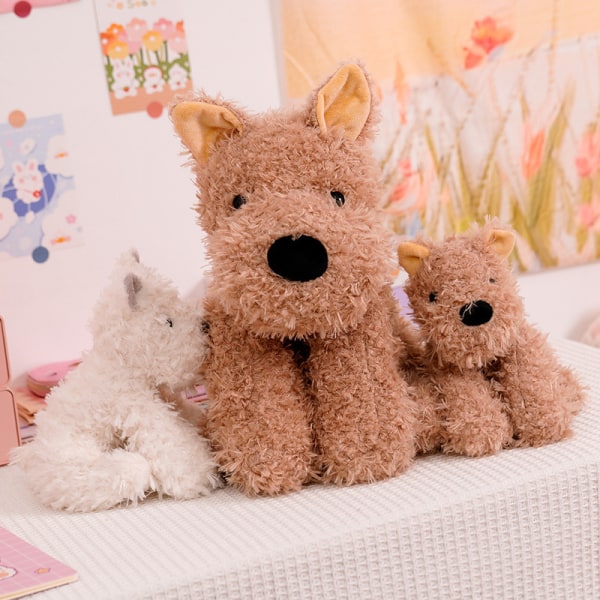 Bedårande plyschdocka för hund Mjuk fylld leksak Barn kramar kudde present 22cm