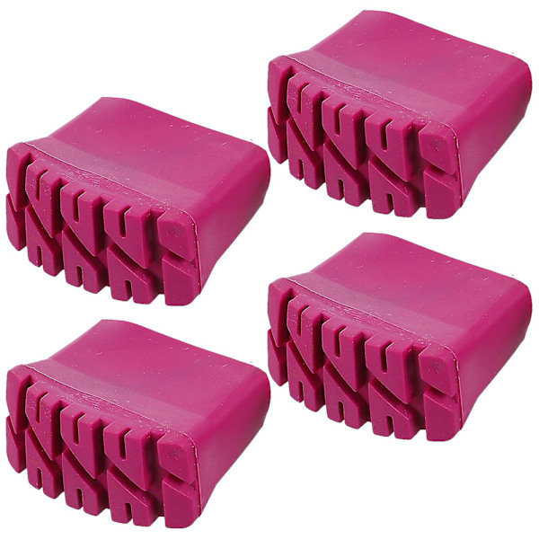 4 stk. Stigebein Gummiputer Sklisikre Stigeføtter Beskytter Fold