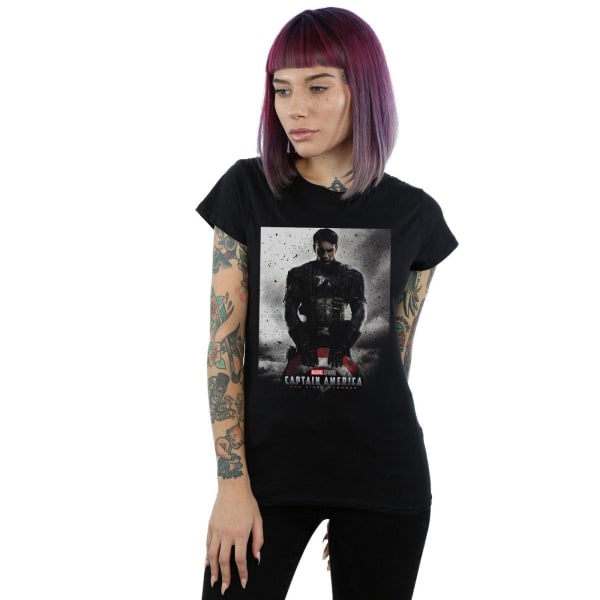 Marvel Studios Womens/Ladies Captain America The First Avenger Black XL