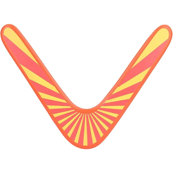 Klassisk flygande leksak trä V-boomerang, utomhusboomerang, outdoo