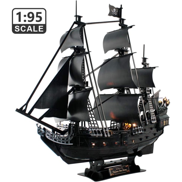 3D-pussel berömd fartygsmodell og seglingssats Leksaksspelpresent till Ch