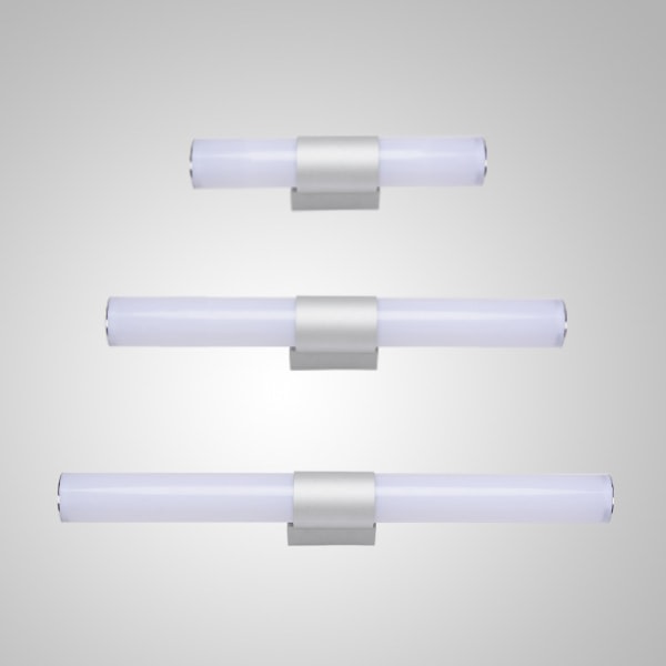 LED vegglampe baderomsspeil metallglass E14 lampe baderomsbelysningsarmatur