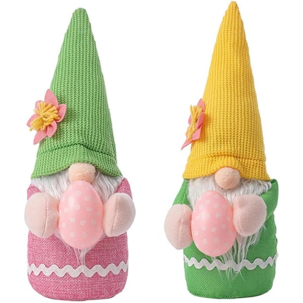 Påsk Gnome Faceless Plyschdocka Dvärg Elfdocka med Ägg Ornamen