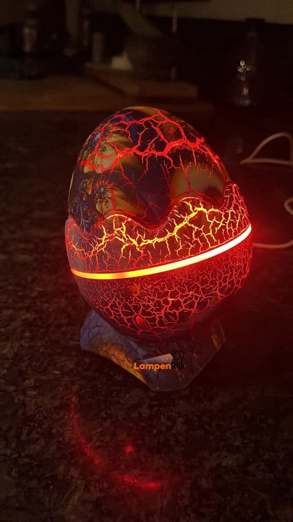 Dinosaurprojektor LED-lampe Egg Bluetooth Stjernehimmel Nattlys Purple