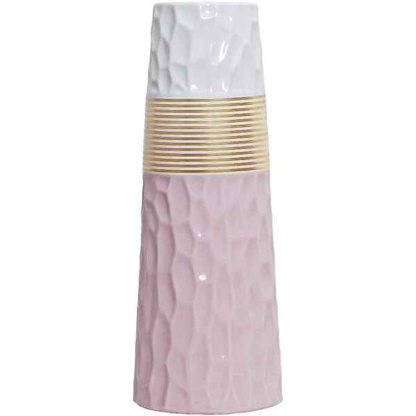 11 tum vit rosa guld finish keramiska vaser dekor hemma vaser