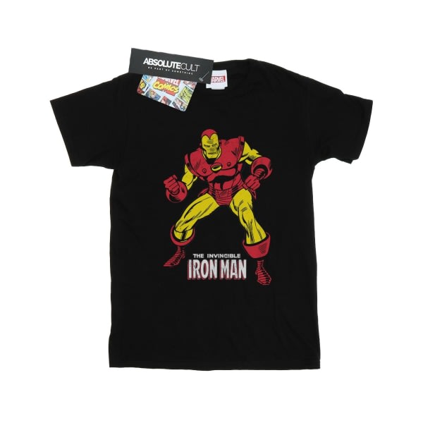 Marvel Boys Iron Man Pose T-shirt 9-11 år Svart Svart 9-11 år