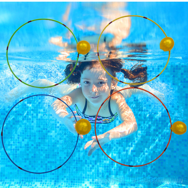 Vattensport Simma Genom Ringar - Blandat Paket | Justerbar-XF9-