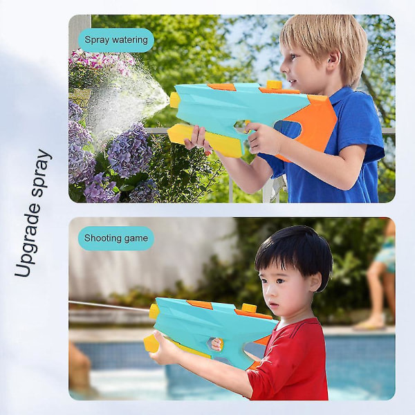 Vandpistoler Sommerlegetøj Luftvandpistoler Højtryksvandsprayspil til børn (Pink)