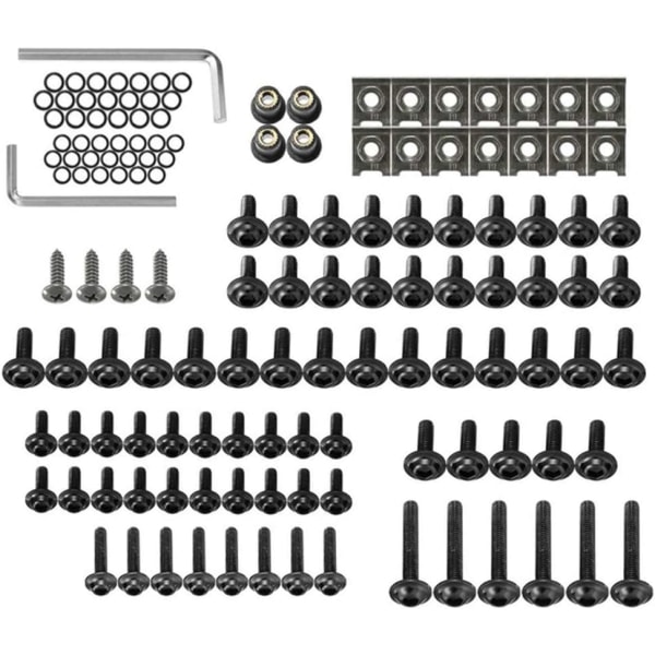 137 delar Motorcykel kåpa Body Bolt Kit, Hårdvara Kit