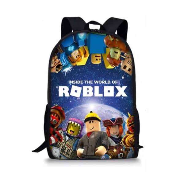 Roblox Game Kid Rygsæk Frokostposemt Rejsetasker Mini Gave B