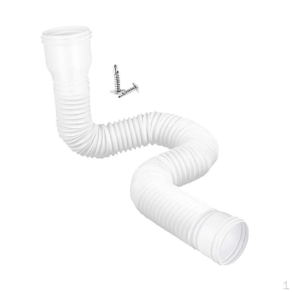 Downspout Extension for Improved Water Distribution Black-FF- black