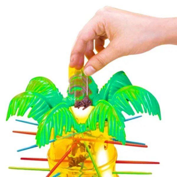 Apspelet Monkey Tree Climbing - Pedagogiskt spel för barn - Roligt logikspel för familjefester