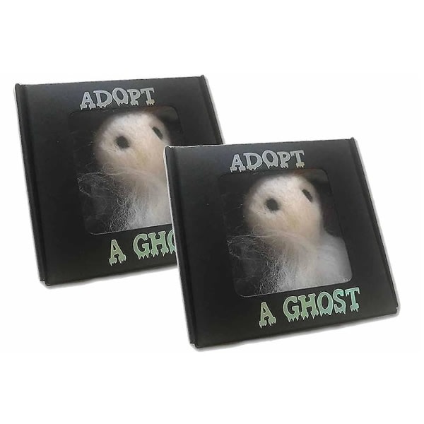 2 stk adopter et spøgelse, spøgelsestæppedukke Sød spøgelsesgave Halloween dekoration, sjov gave til fredag