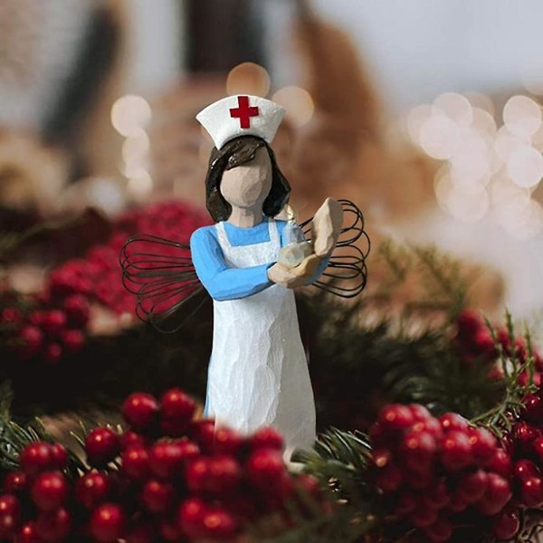 Sygeplejerske Statue Resin Sygeplejerske Sygeplejerske Statue Hjem Ornament