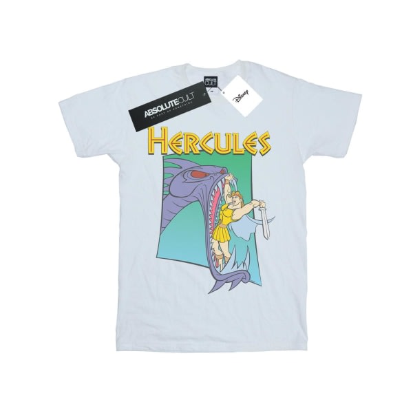 Disney Girls Hercules Hydra Fight Cotton T-paita 7-8 vuotta valkoinen 7-8 vuotta